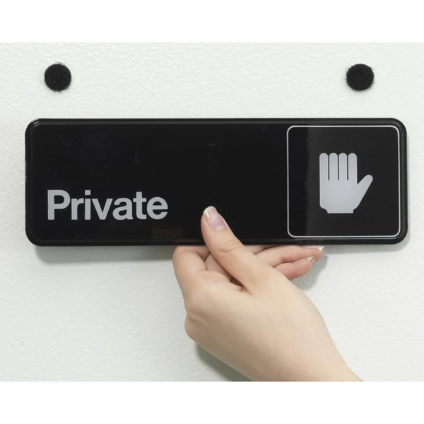 Reclosable Fastener, Disc, Rubber Adhesive, 5/8 in, Black, 15 PK