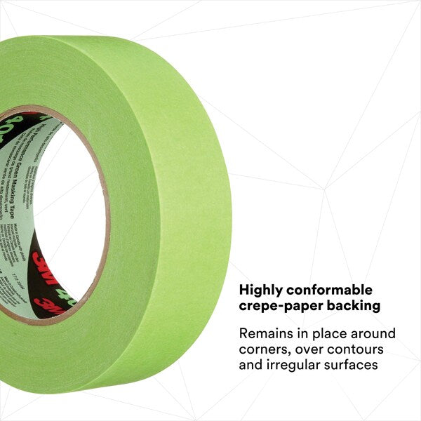Masking Tape, Green, 60 yd., Rubber