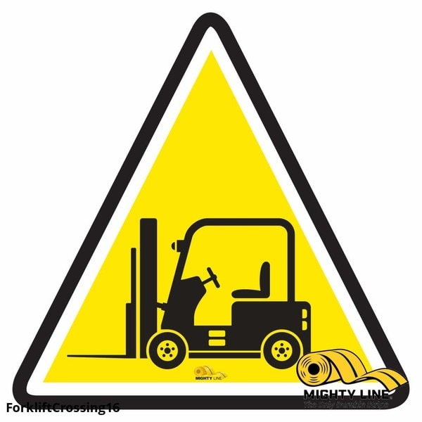 Forklift Crossing, Floor Marking Sign, 1, FORKLIFTCROSSING16