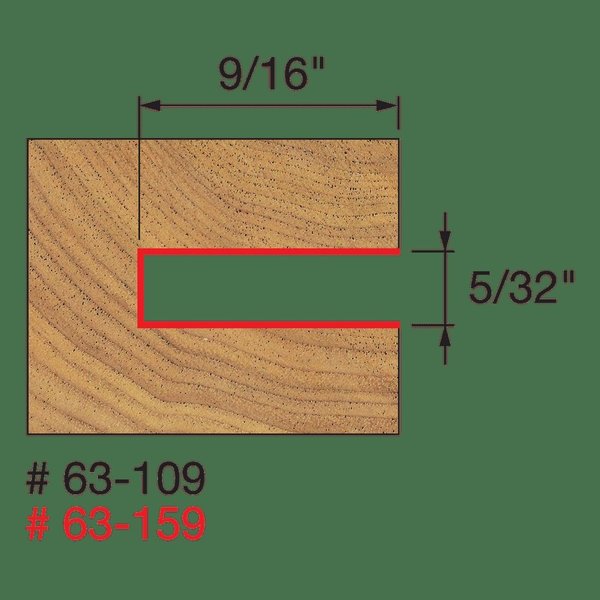 Depth Slotting Cutter Set, 9/16