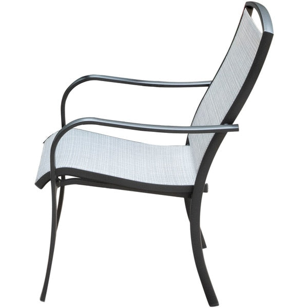 Foxhill 5-Piece Patio Dining Set with 4 Sling Dining Chairs