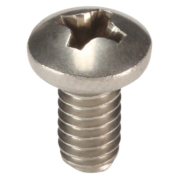 #8-32 x 5/16 in Phillips Pan Machine Screw, Plain 18-8 Stainless Steel, 100 PK