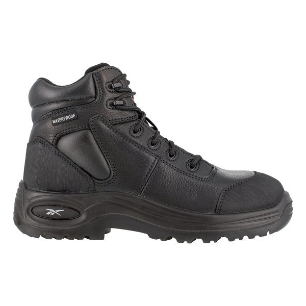 Size 7 Women's 6 in Work Boot Composite Safety Footwear, Black