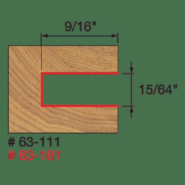 Depth Slotting Cutter Set, 9/16