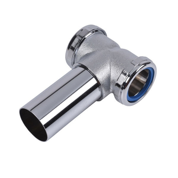 Brass, Center Outlet, Baffle Tee