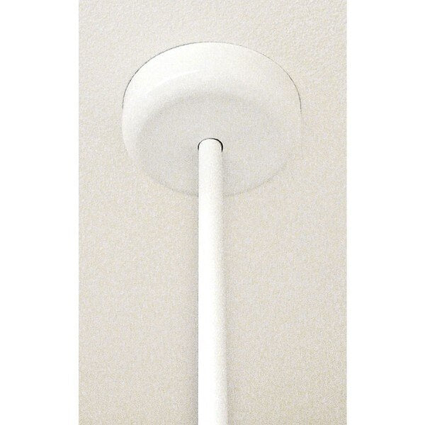 Light Fixture Pendant Stem White 18