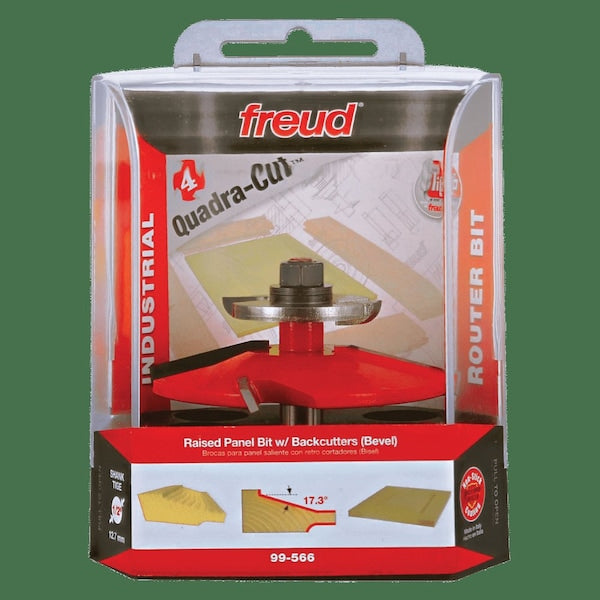 Raised Panel Bit w/Backcutters (Quadra-C