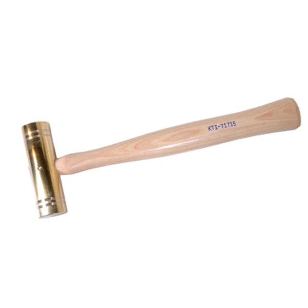 Hickory Series Brass Hammer, 24 oz.