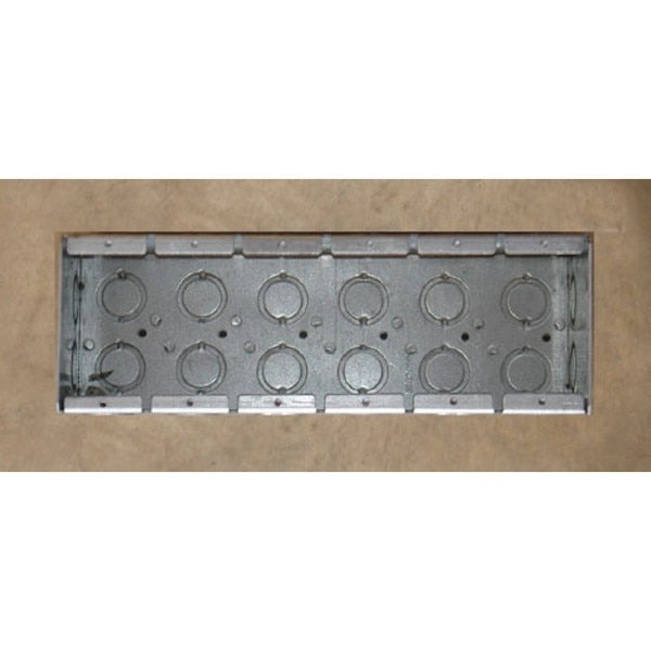 Solid Masonry Box Six Gang 3-1/2