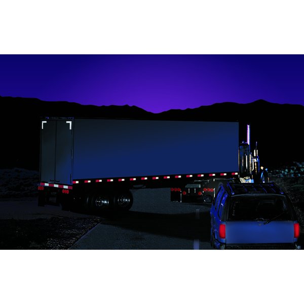 Conspicuity, Cut, 2 In, White, Truck