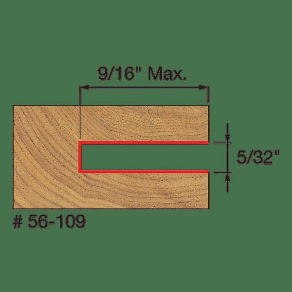 Slot Three Wing Slotting Cutter, 5/32