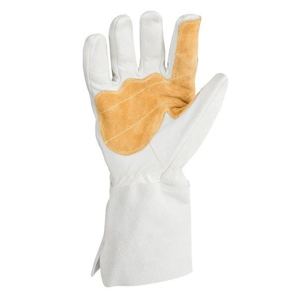 MIG Welding Gloves, Grade A Leather Blend Palm, XL, PR