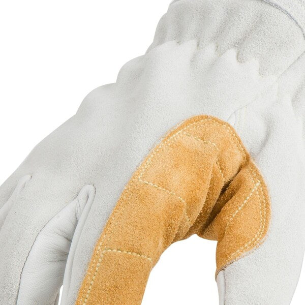 Stick Welding Gloves, Premium Leather Palm, L, PR