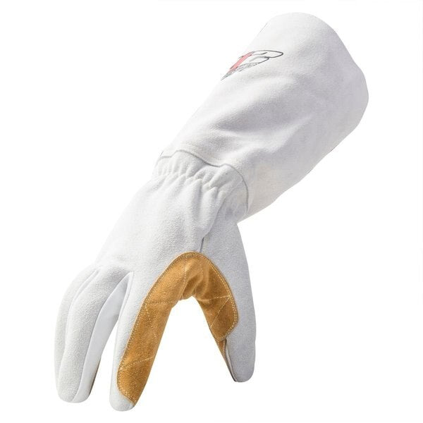 Stick Welding Gloves, Premium Leather Palm, XL, PR