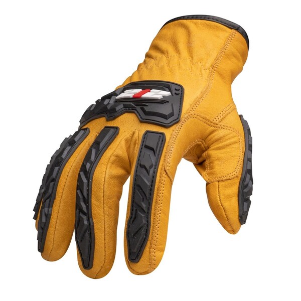 Cut Resistant Impact Driver Gloves, 5 Cut Level, Uncoated, M, 1 PR