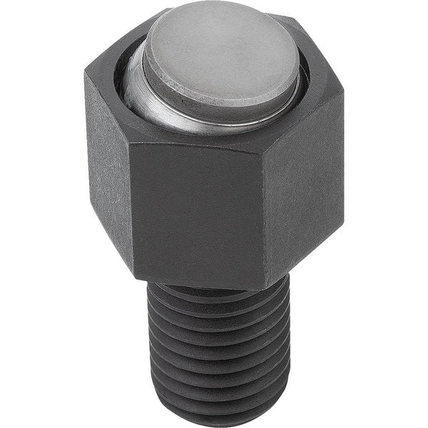 Self-Aligning Pads W O-Ring, Form:E Carbon Steel, Interchangable Insert, Comp:Stainless Steel, Sw=30