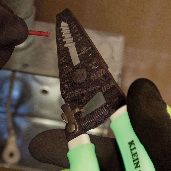 High-Visibility Klein-KurveÂ® Wire Stripper / Cutter