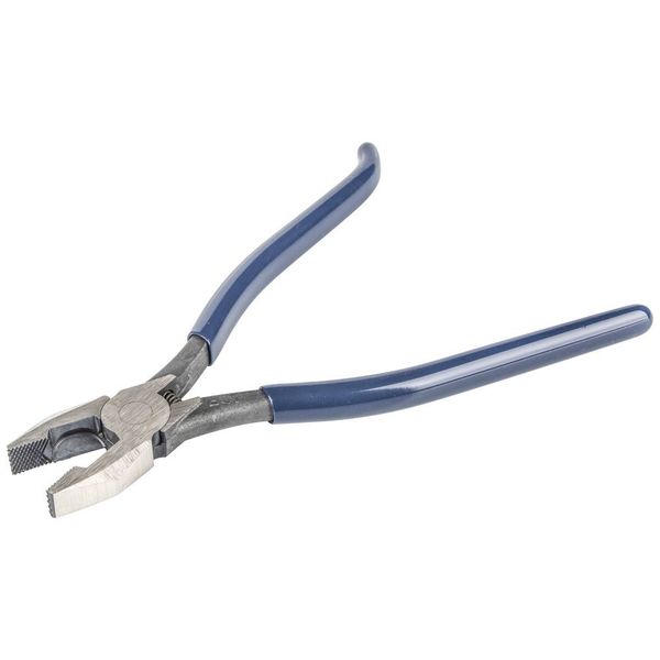 Ironworker's Rebar Pliers, Left Handed, Spring Loaded, 9-Inch