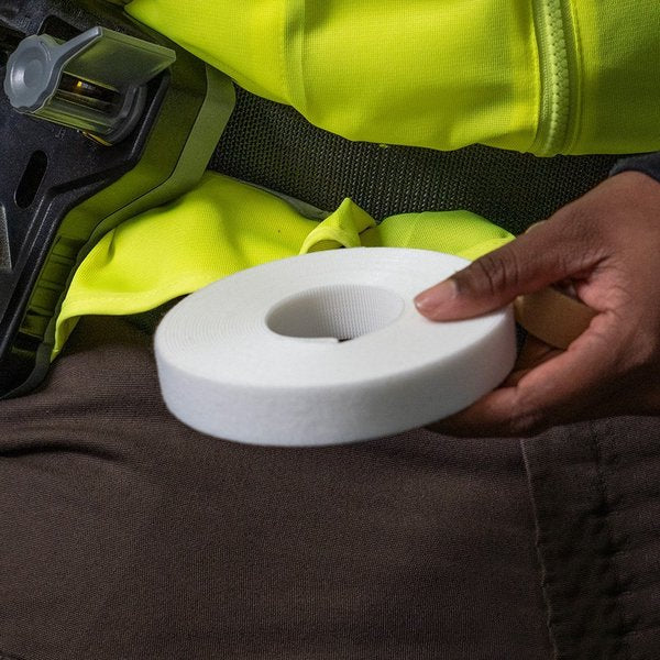 Hook and Loop Tape, 3/4-Inch, 25-Foot, White, Custom Length Cable Ties