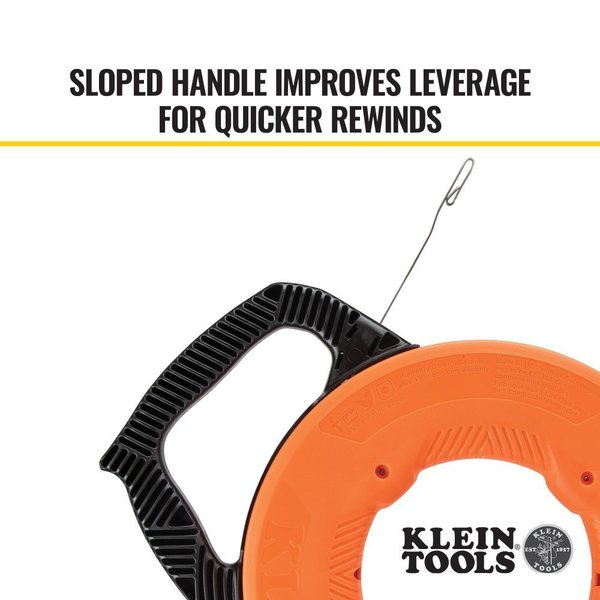 Stainless Steel Fish Tape, 1/8-Inch x 240-Foot