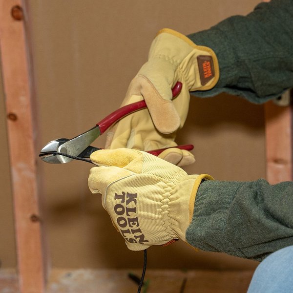 Leather All Purpose Gloves, Medium