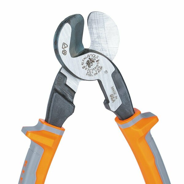 Cable Cutter, Insulated, High-Leverage, 9-Inch