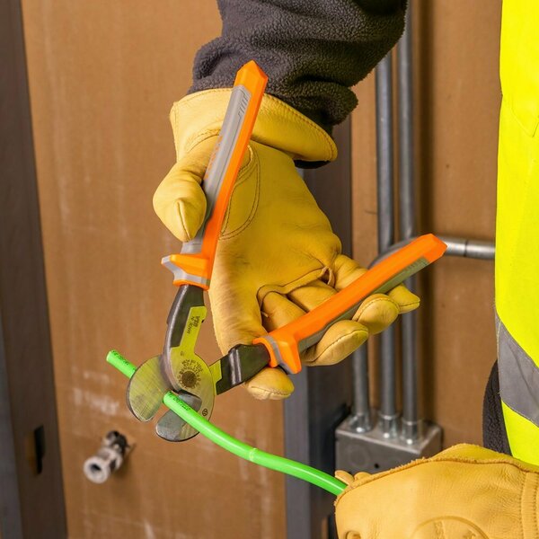 Cable Cutter, Insulated, High-Leverage, 9-Inch