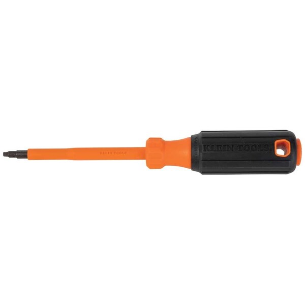 Insulated Screwdriver, #2 Phillips Tip, 4-Inch Round Shank