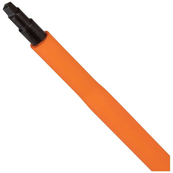 Insulated Screwdriver, #2 Square Tip, 6-Inch Round Shank