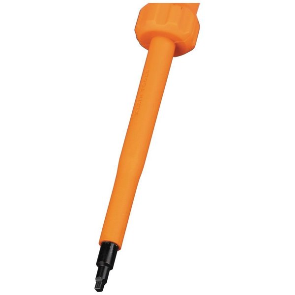 Insulated Screwdriver, #1 Square Tip, 4-Inch Shank