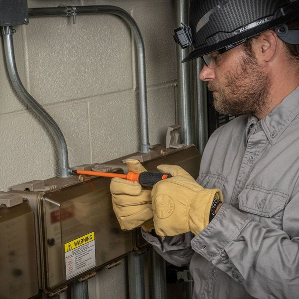 Insulated Screwdriver, #1 Square Tip, 6-Inch Shank