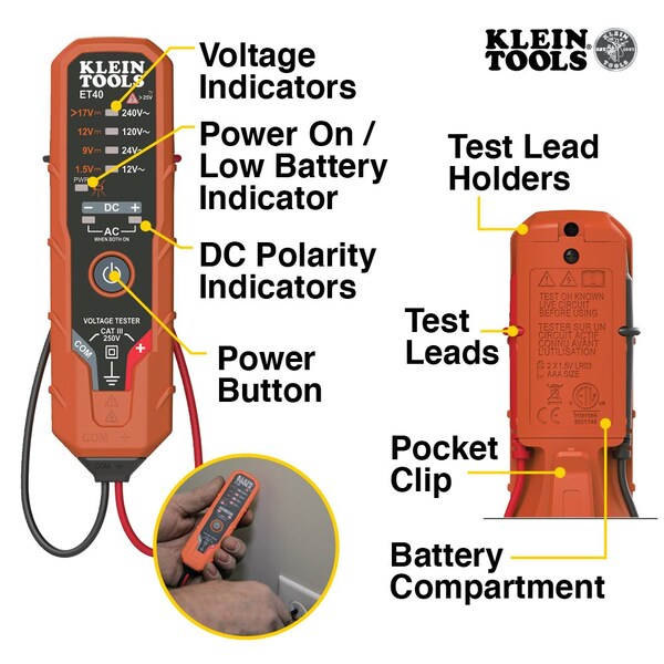Premium Clamp Meter Electrical Test Kit