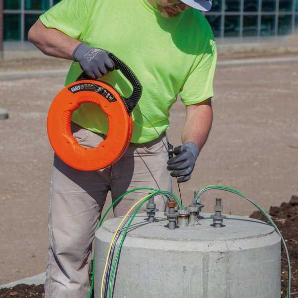 Steel Fish Tape, 1/8-Inch x 240-Foot