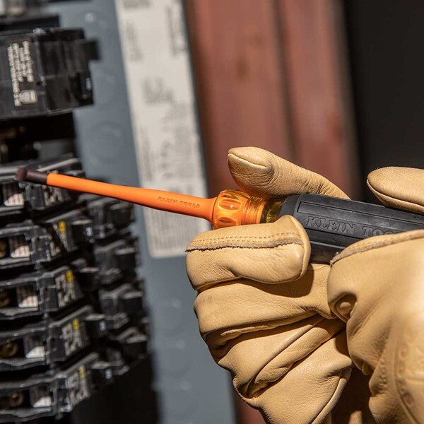 Slim-Tip 1000V Insulated Screwdriver, #1 Phillips, 6-Inch