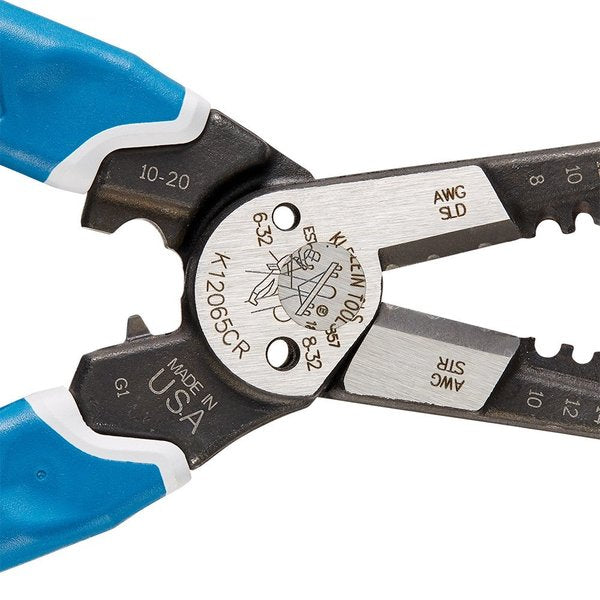 Klein-KurveÂ® Heavy-Duty Wire Stripper / Cutter / Crimper Multi Tool, 8-20 AWG