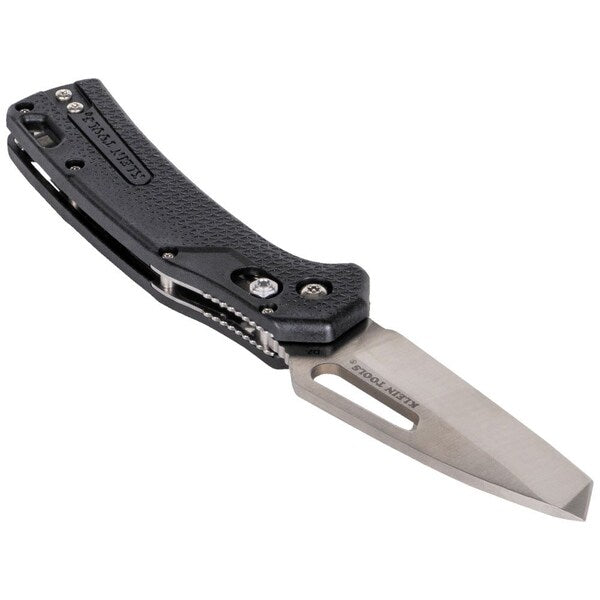 KTO Resurgence Knife, Tanto Blade, Black Handle