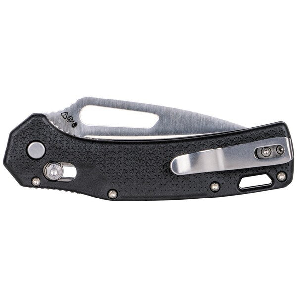 KTO Resurgence Knife, Tanto Blade, Black Handle