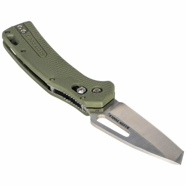 KTO Resurgence Knife, Tanto Blade, Moss Green Handle
