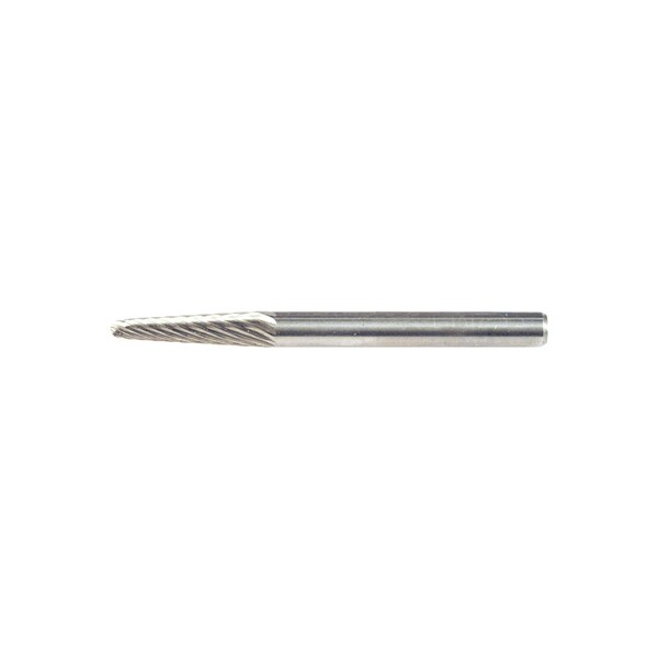 Carbide Bur - 14Â° Taper, SGL Cut - 1/8