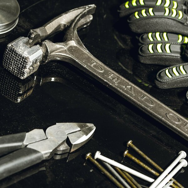 Steel Hammer, Milled Face, 22 oz.