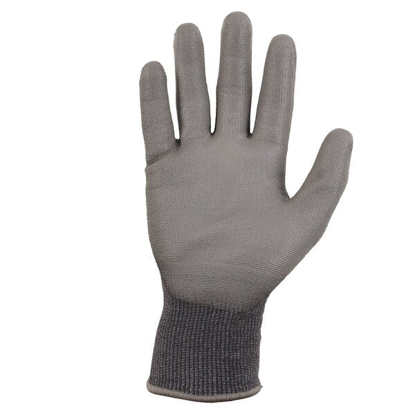ANSI A4 PU Coated CR Gloves, Gray, Size XXL