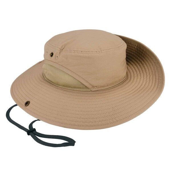Khaki Lightweight Ranger Hat with Mesh Paneling, S/M