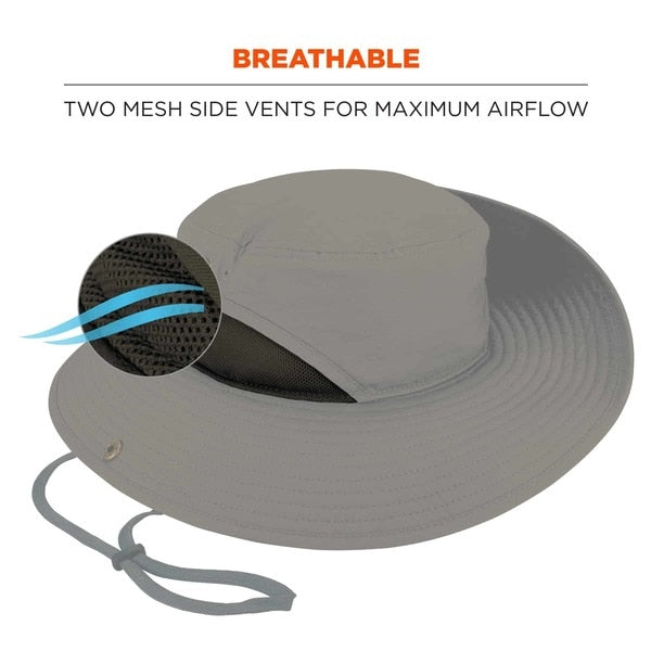 Olive Lightweight Ranger Hat with Mesh Paneling, S/M