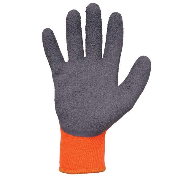 Orange Coated Lightweight Winter Work Gloves, M, PR