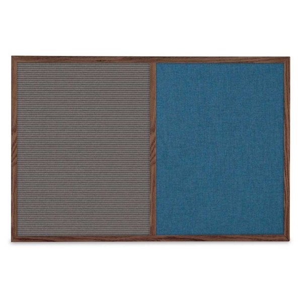 Slim Style Indoor Enclosed Corkboard, 30