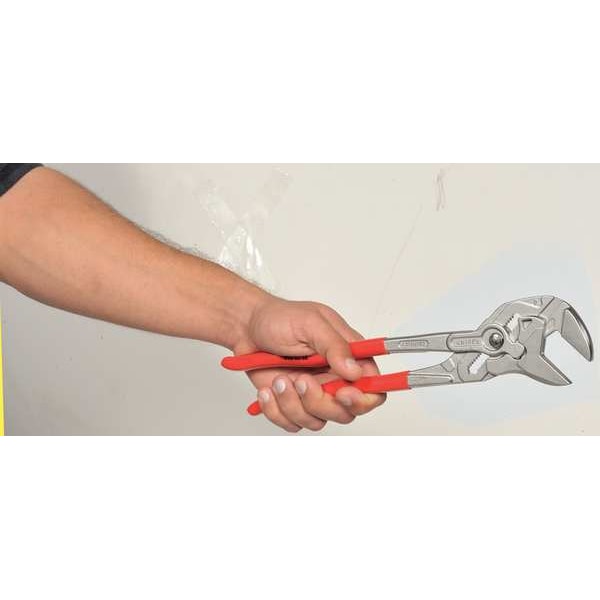 12 in Knipex Cobra Straight Jaw Plier Wrench Smooth, Plastic Grip