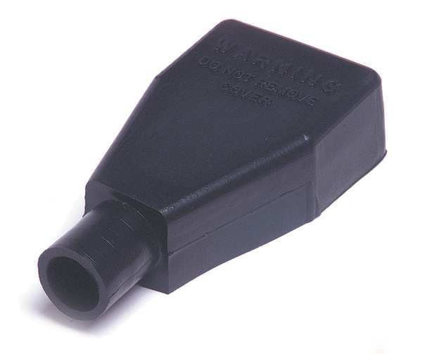 Terminal Protector, Plug-In, PVC, Black, PK5