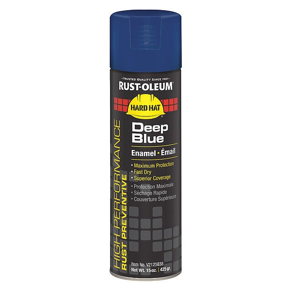 Rust Preventative Spray Paint, Deep Blue, Gloss, 15 oz. (Discontinued)