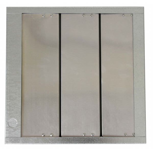 Backdraft Damper, Vert/Horiz Mtg, 29 3/4Sq