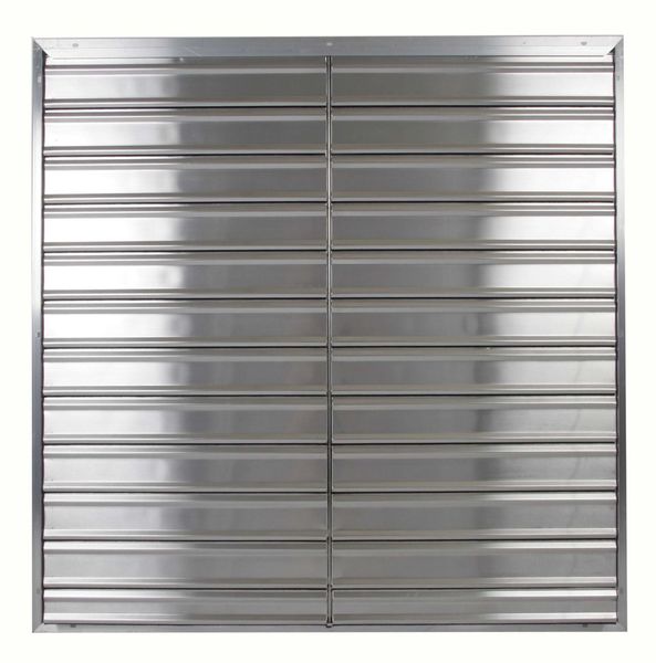 42 in Backdraft Damper / Wall Shutter, Front Flange
